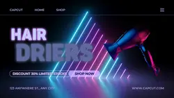Electronics Hair Driers Promotion Twitter Post