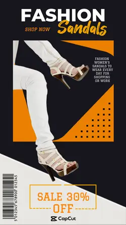 FASHION SANDALS INSTAGRAM BLACK