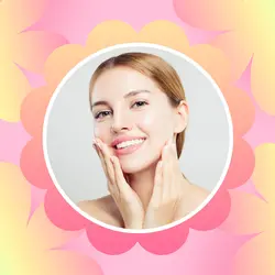 Non-Marketing Instagram Profile Photo Pink Flower Gradient