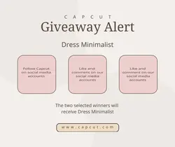 Fashion Give Away Facebook Post