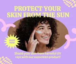 Lilac Modern Skincare Promotion Facebook Post