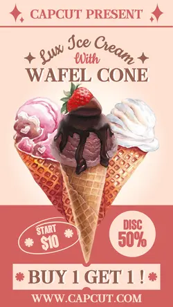 Ice Cream Promotion Instastory