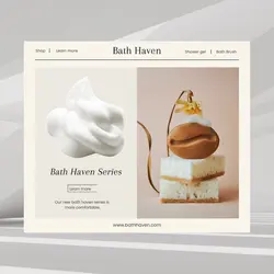 Household bathroom bath brush instagram post