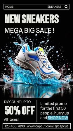 New Sneakers Promotion Story Tiktok