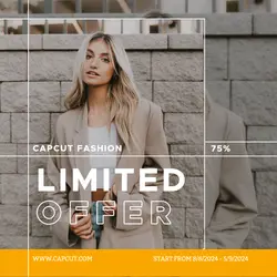 Limited Offer Clothing Instagram Post