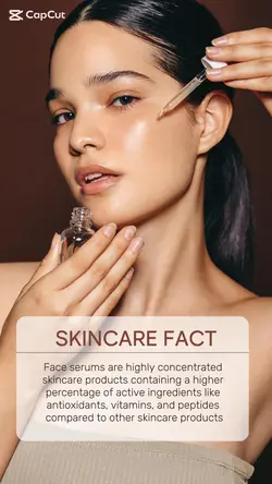 Beauty & Personal Care Face Serum Effect Display