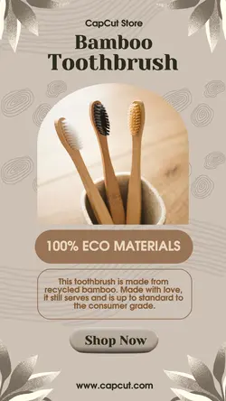 Personal Care - Bamboo Toothbrush Instagram Story
