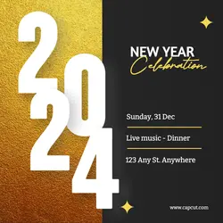 New Year Celebration - Instagram Post