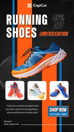 Running Shoes Promotion Instagram Story