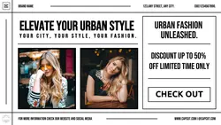 Urban Fashion Sales Promotion Twitter Post