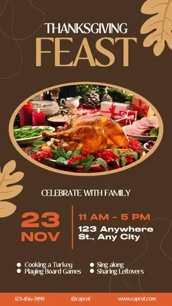 THANKSGIVING FEAST POSTER