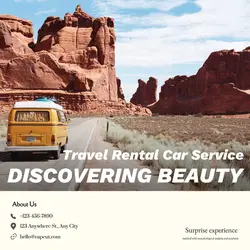 Travel&Guide rent a car Service a Minimalist Style