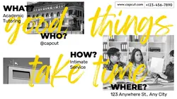 educate Course counseling exhibit minimalist