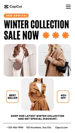 Winter Collection Fashion Instagram Story