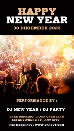 New Year Party Instagram Story