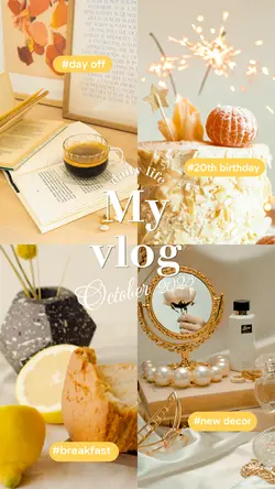 Daily Life Four Screen Vlog Youtube Thumbnail 9:16