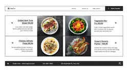 Food New Menu List Promotion Twitter Post