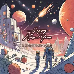 Happy New Year Greetings Linkedin Post