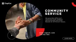 Services community Online event Minimalist