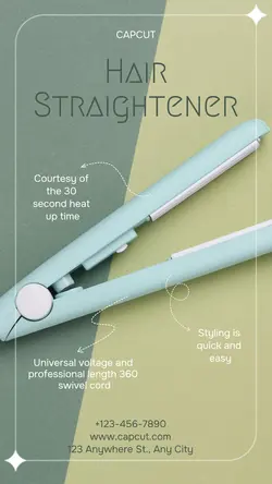 Electronic Hair Product Display Tiktok