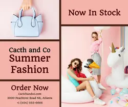 Fashion Summer Product Display Instagram Post