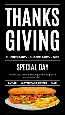 Thanks Giving Instagram Post