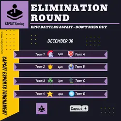 Gaming Schedule Instagram Post
