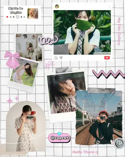Non-Marketing Personal Sharing Photo Collage White Grid Cute Gallery
