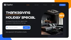 Hotels Thanksgiving Promotion Page