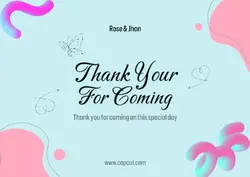 Thank Card