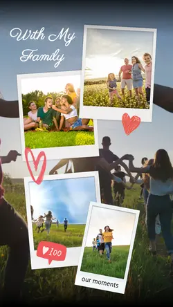 Non-marketing Photo Collage Family