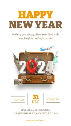 Happy Newyear Instagram Story