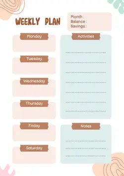 Non-marketing Planner & Schedule Cute Style
