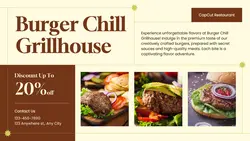 Burger Chill Grillhouse Discount Twitter Post