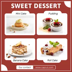 Dessert Food Promotion Instagram Post