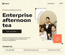 Business Enterprise afternoon tea Show Minimalist 