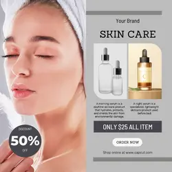 Grey Beauty Skin Product Instagram