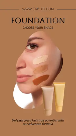 Beauty Foundation Promotion Instagram Story