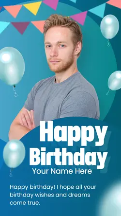 Happy Birthday Template - Instagram Story