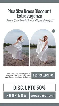 Fashion Plus Size Sales Promotion TikTok