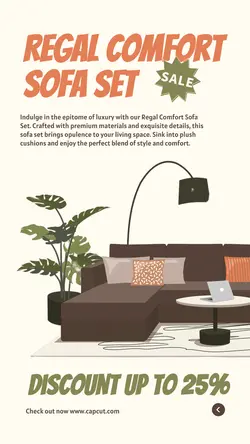 Furniture Product Bundle Sale Instagram Story