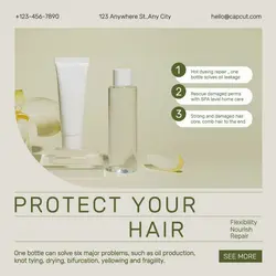 Beauty & hair conditioner  Branding Minimalist