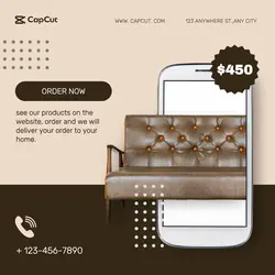 Furniture Online Order Instagram Post