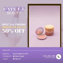 Beauty, Promotion_50% off_Purple, Pink