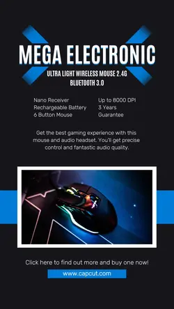 Wireless Mouse Promotion Instagram Story