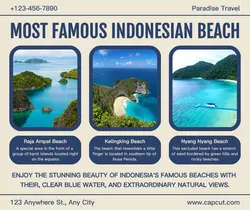 Other Travel Beach Product Display Facebook Post