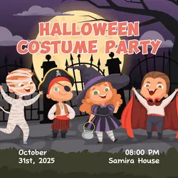 Halloween Costume Party Instagram Post Square