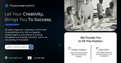 Creative Agency Open Hiring Facebook Ad Post