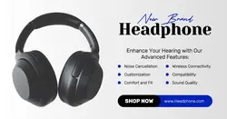 New Brand Headphone Promotion Facebook Ads