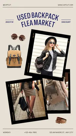 Clothing & Shoes Used backpack Event promotion